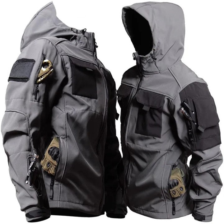 Waterproof Combat Hip Length Parka Jacket