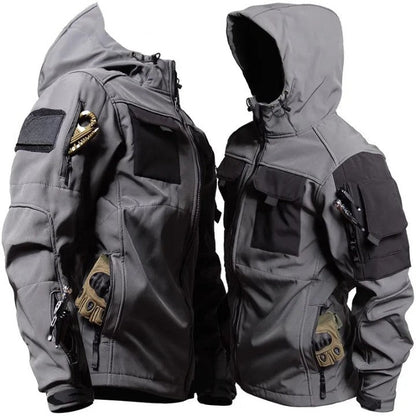 Waterproof Combat Hip Length Parka Jacket