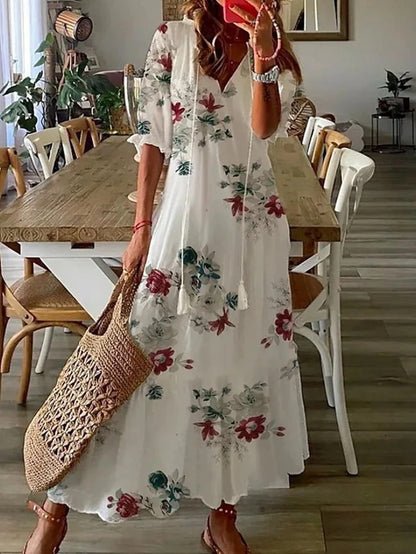Elegant Bohemian Maxi Dress for Women