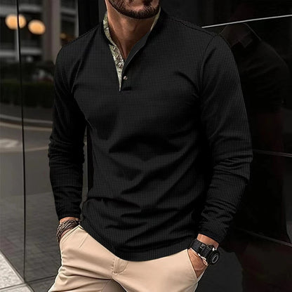 Classic Men's Long Sleeve Golf Shirt