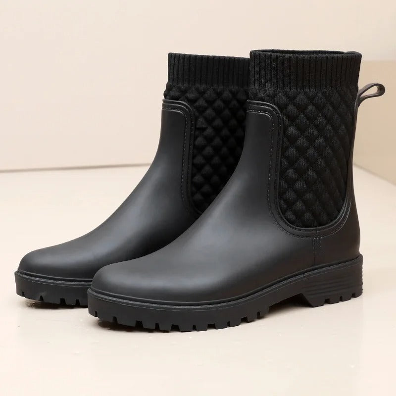 Warm Fuzzy Low Heel Ankle Boots for Women - Nocini