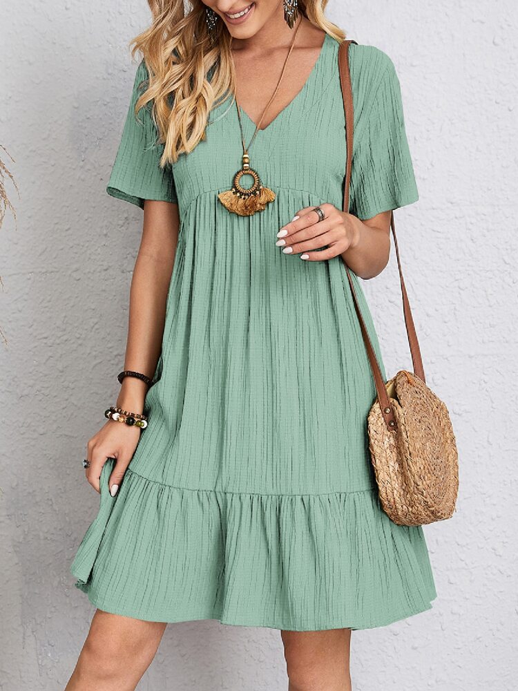 Flattering Maternity Dress with Tummy Coverage