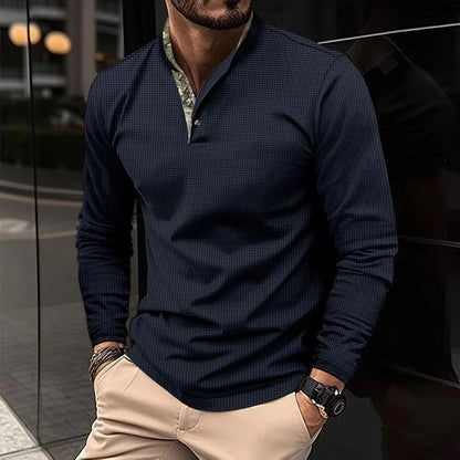 Classic Men's Long Sleeve Golf Shirt