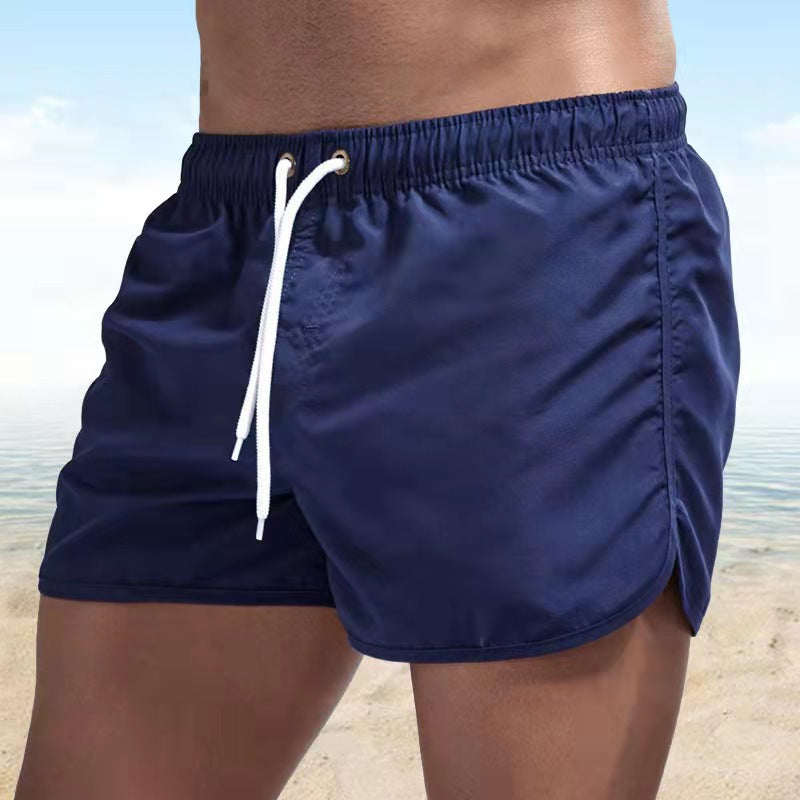 Comfortable Men's Swim Trunks Quick Dry Mid Length