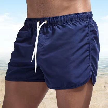 Comfortable Men's Swim Trunks Quick Dry Mid Length
