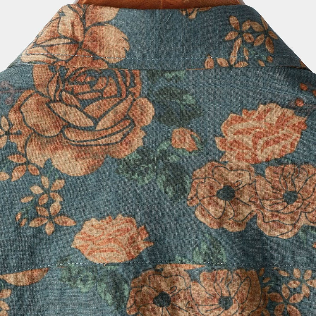Floral Print Woman Shirt