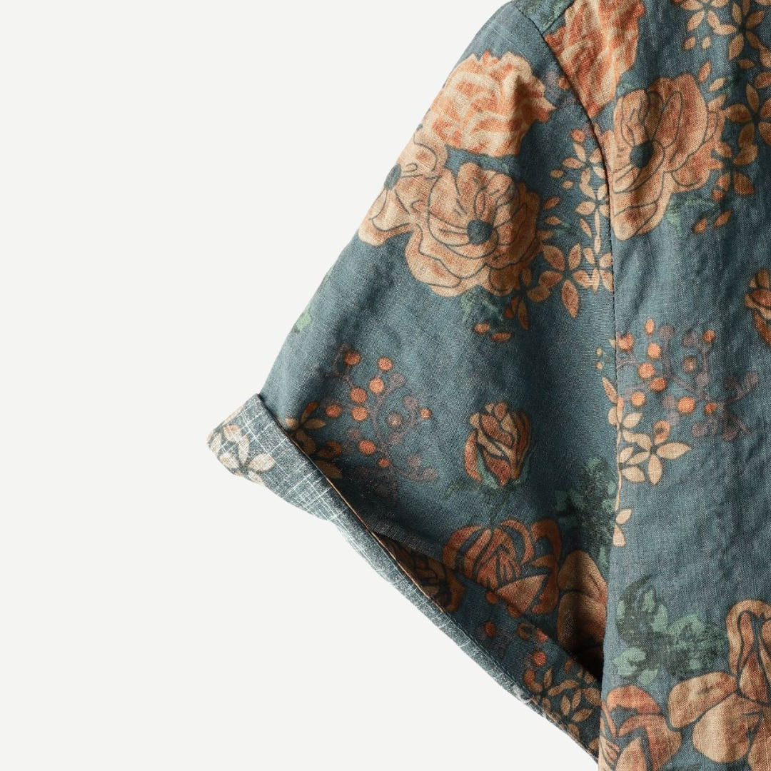 Floral Print Woman Shirt