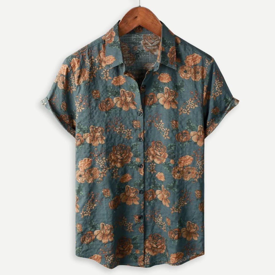 Floral Print Woman Shirt - Pexav