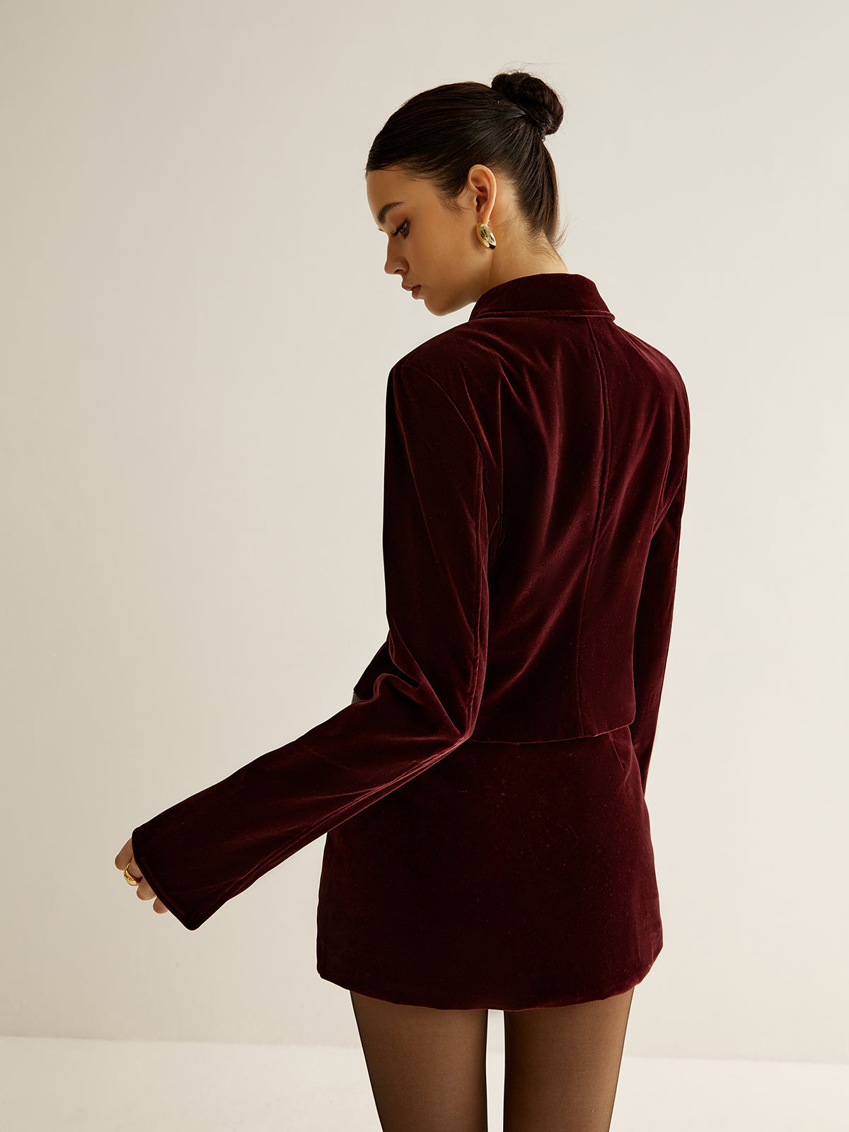 Soft Collar Mini Jacket
