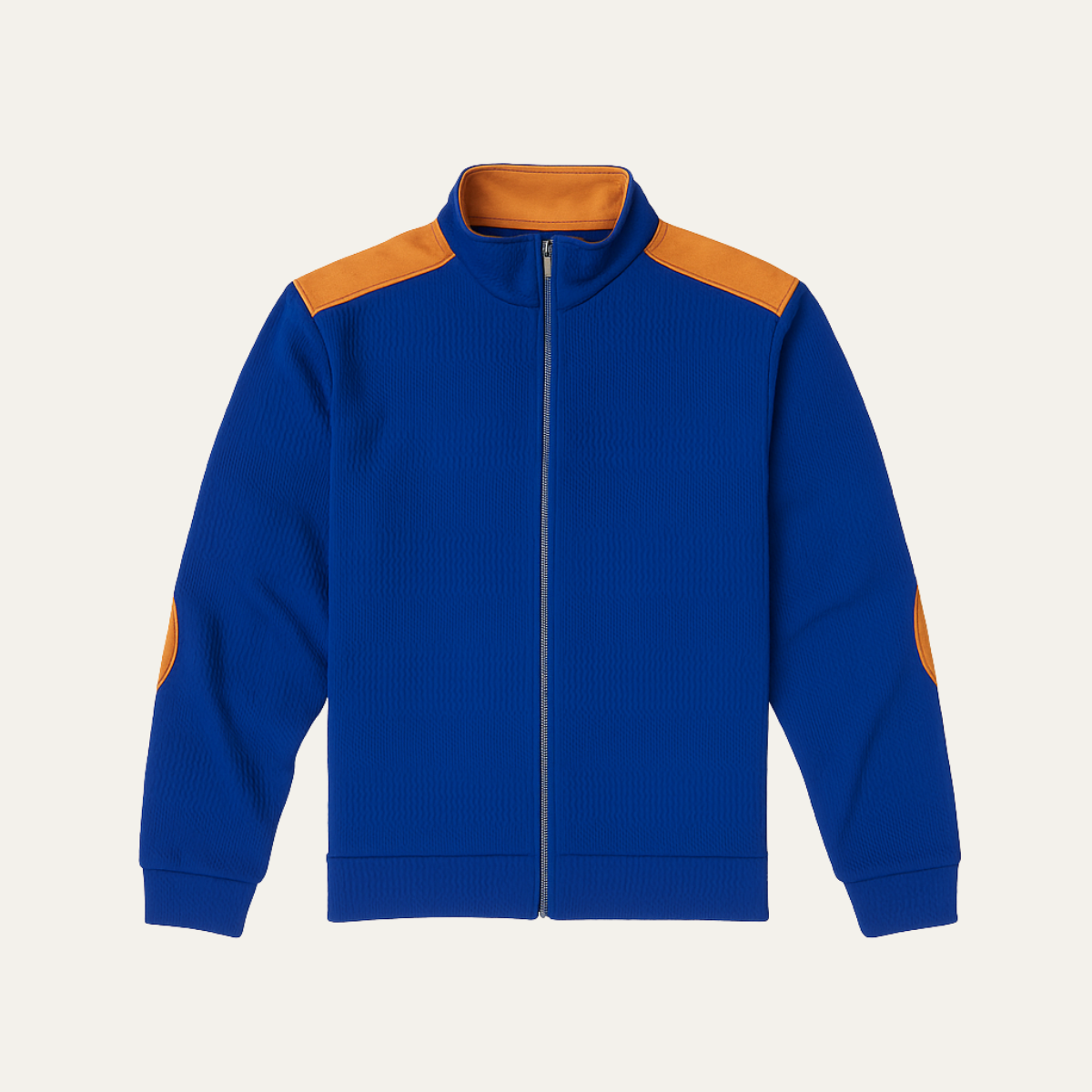 Relaxed Fit Men's Soft Zipper Knit Sweater - Nocini