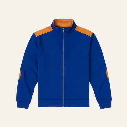 Relaxed Fit Men's Soft Zipper Knit Sweater - Nocini