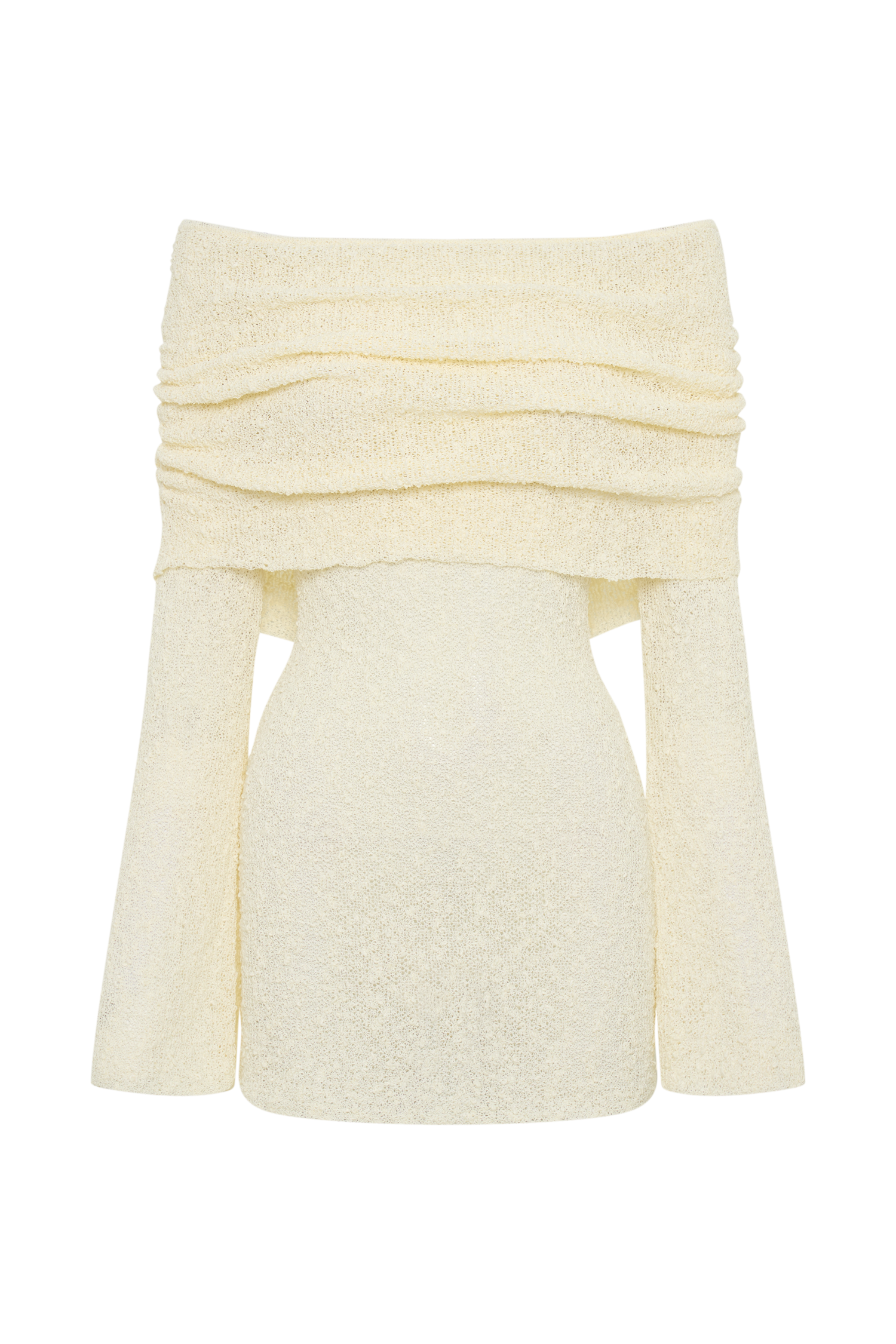 Image of Veronica | Women's Fitted Off-Shoulder Mini Dress
