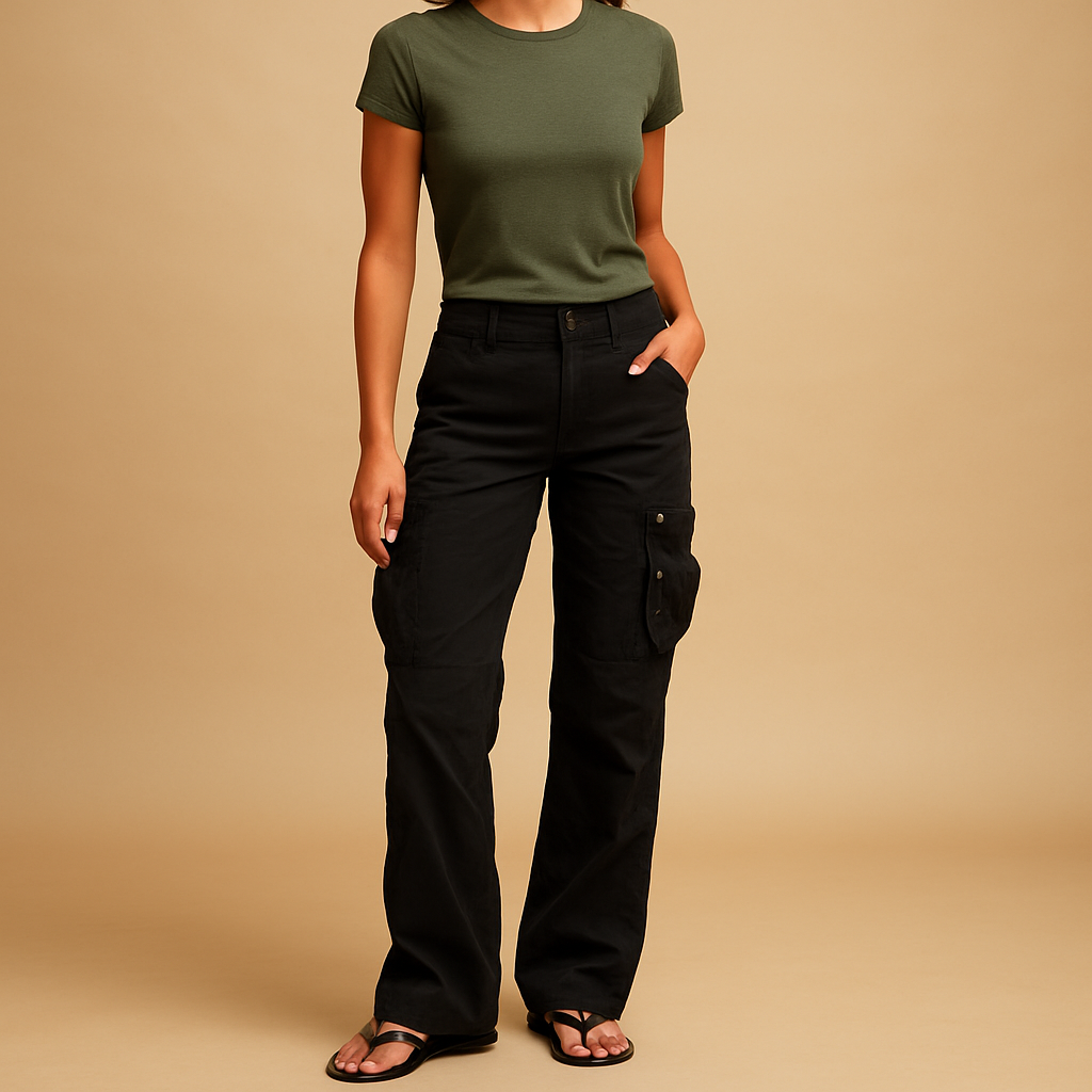 Comfortable Women's Cargo Pants Harper - Nocini
