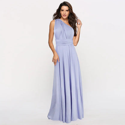 Versatile Elastic Wrap Dress - Denise-Lila-S-Nora Luxe