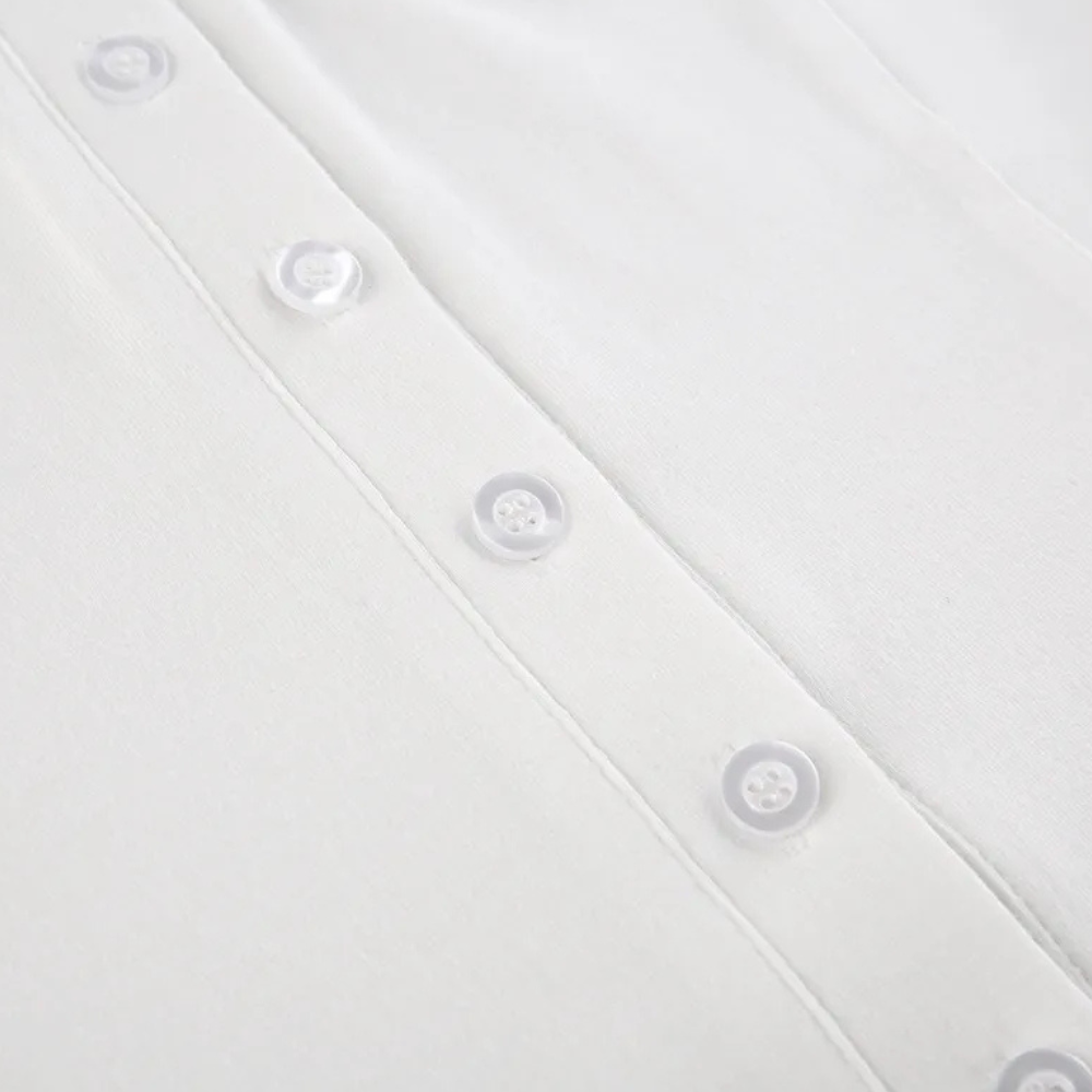 Versatile White Ladies Blouse - Nova-XS-Nora Luxe
