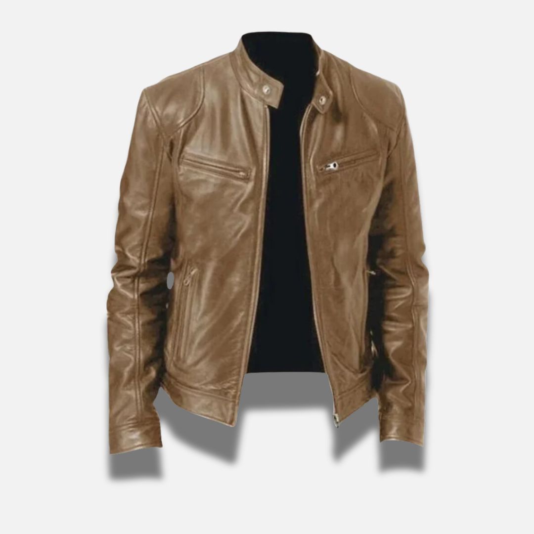 Slim Fit Mens Racer Jacket