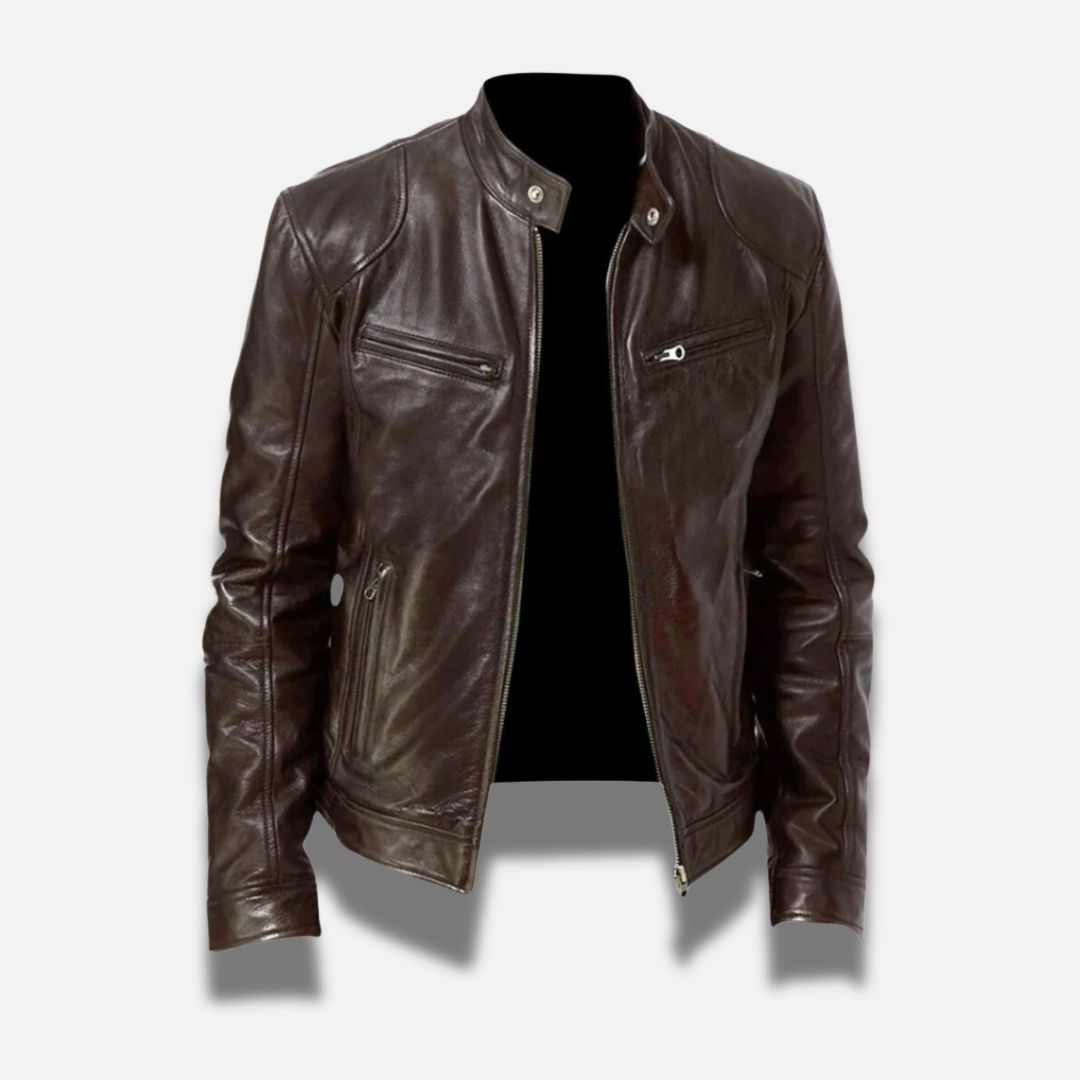 Slim Fit Mens Racer Jacket
