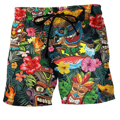 Colorful Mens Beach Swim Shorts - Olytrend