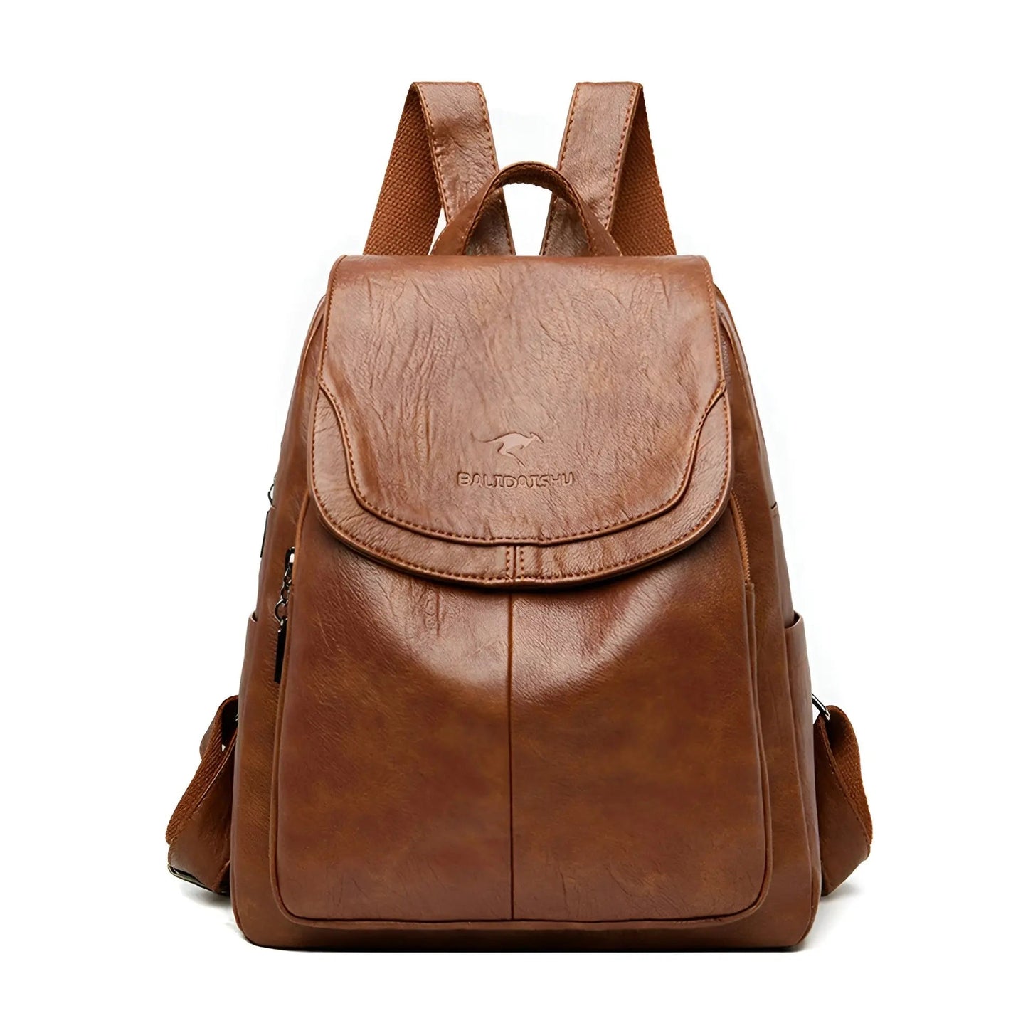 Classic Brown Ladies Hiking Backpack - Pexav