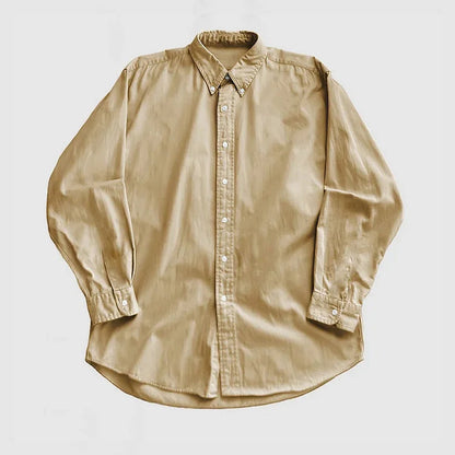 Vintage Men's Shirt - Dario-Beige-S-The Livary