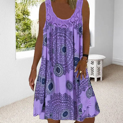 Sleeveless Floral Sundress