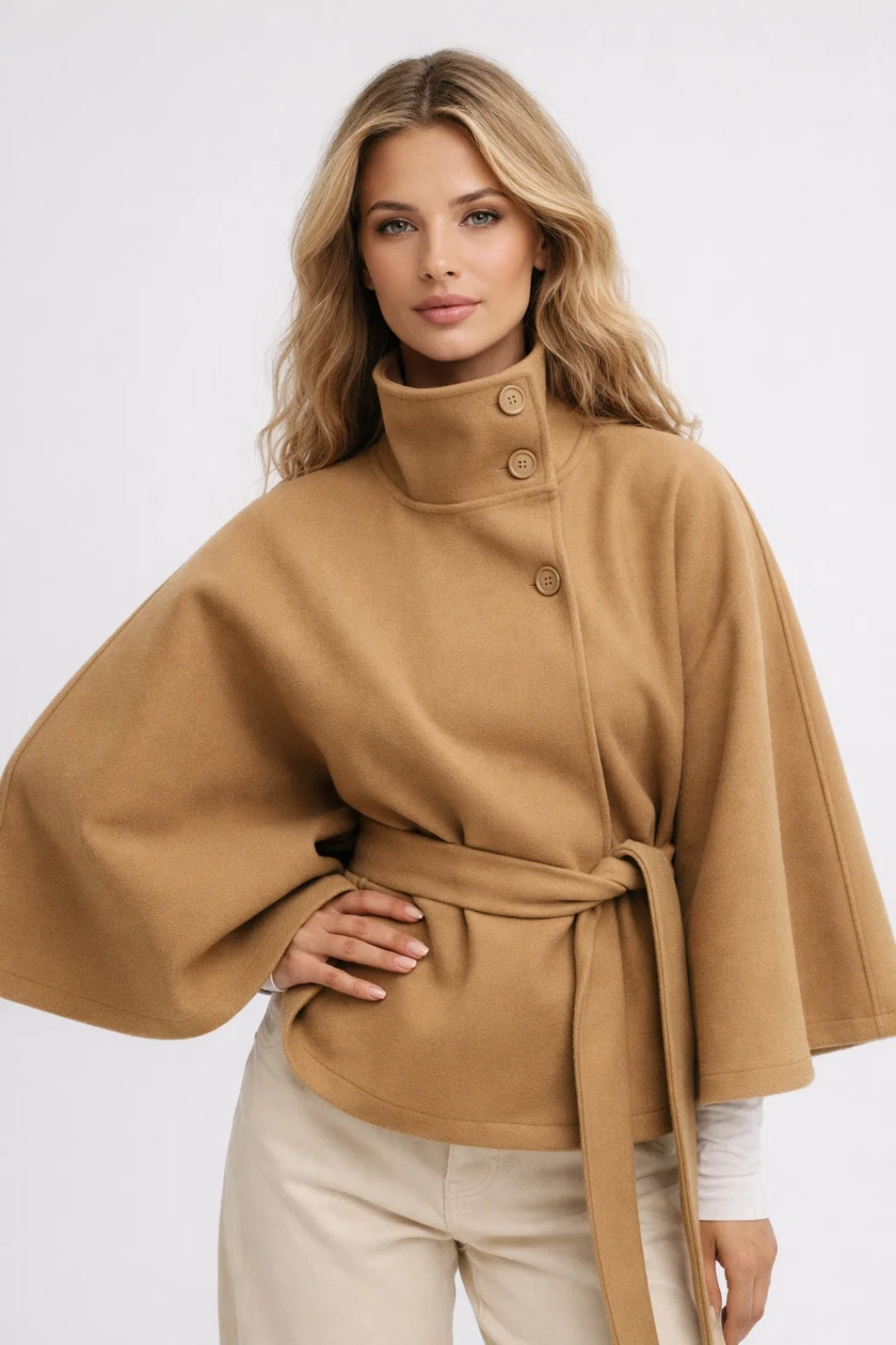 Classic Ladies Belted Trench Coat - Olytrend