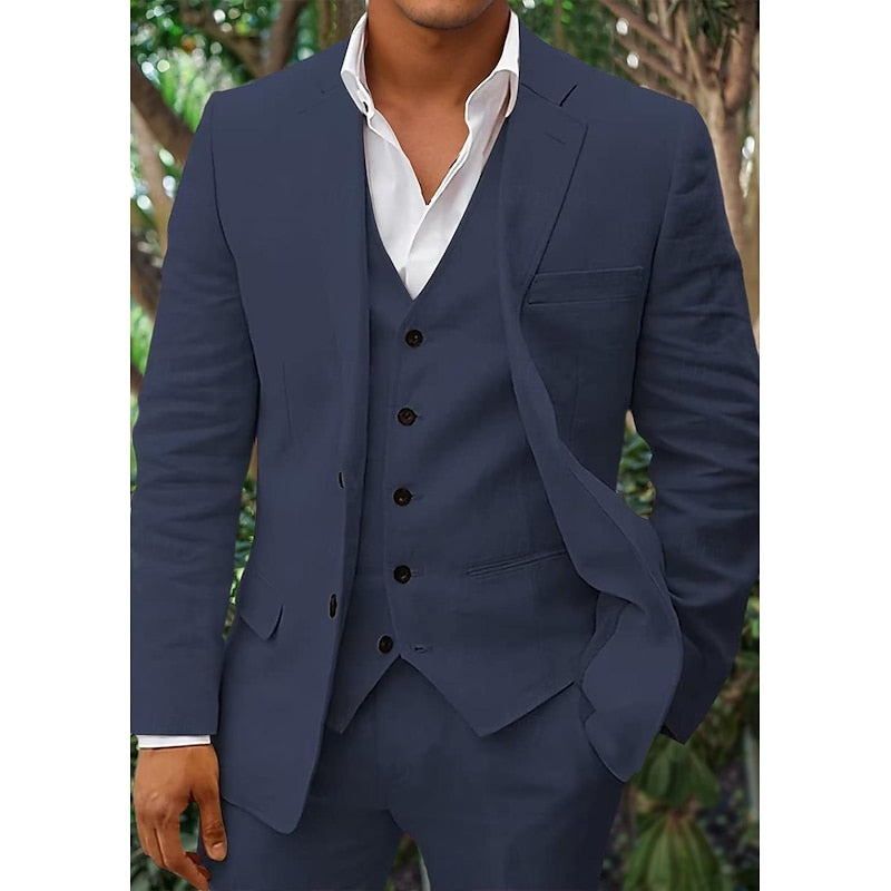 Men's Classic Formal Three Piece Suit