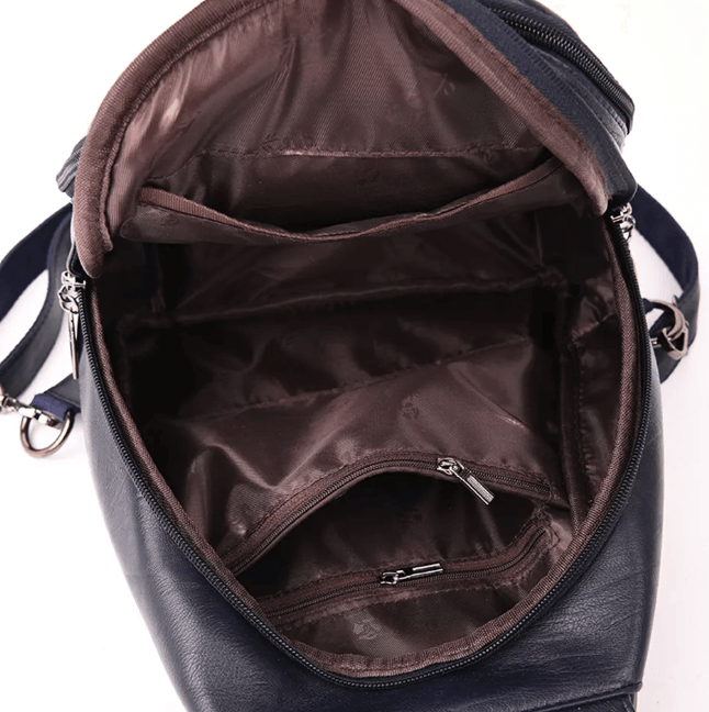 Durable Waterproof Ladies Leather Rucksack