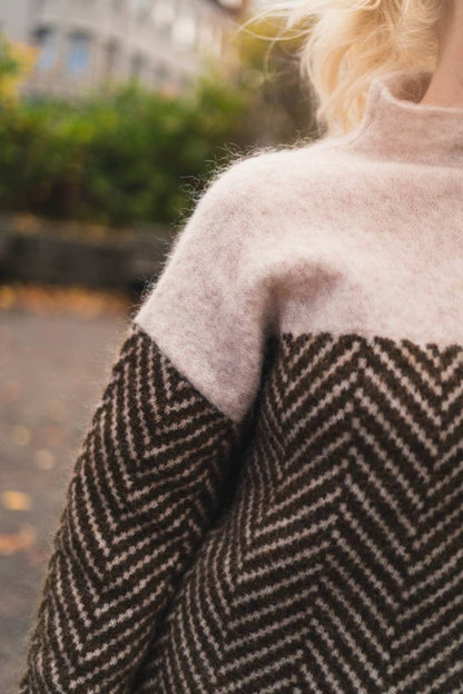 Comfortable Oversized Crew Neck Knit Sweater for Women