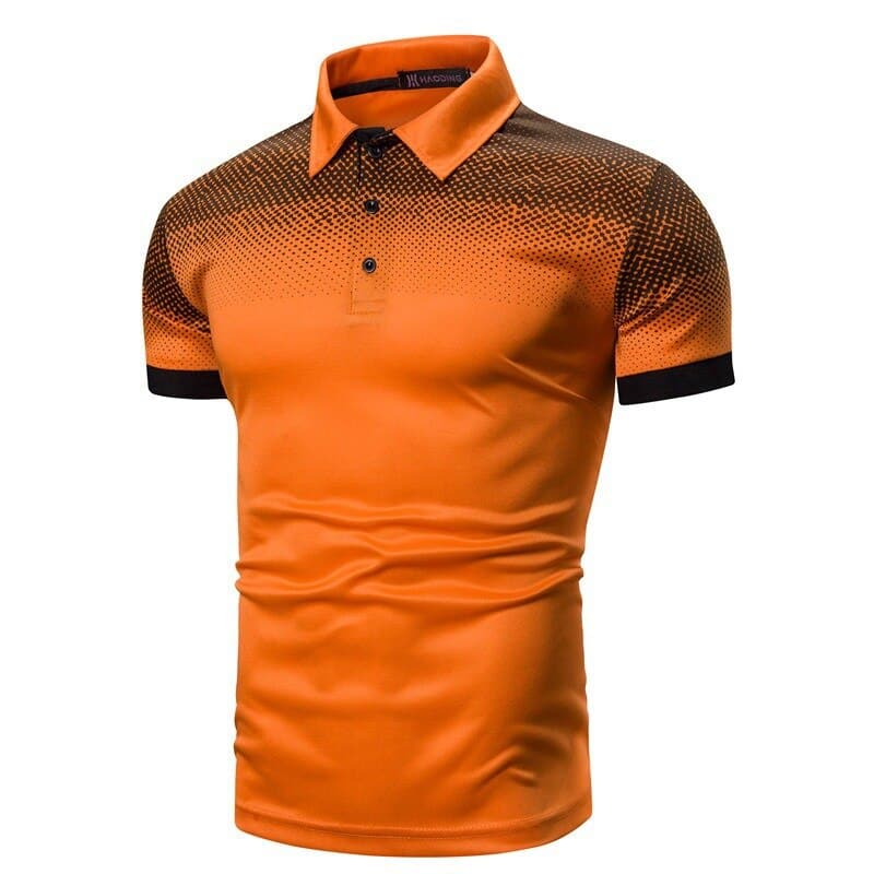 Men's Slim Fit Polo Shirt Lightweight Short Sleeve