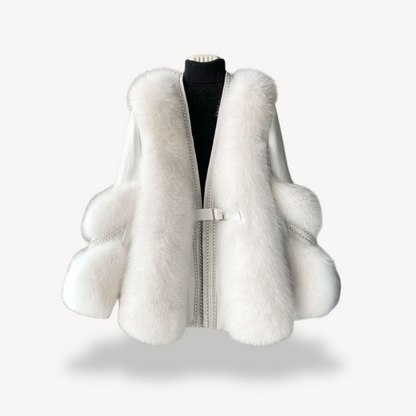 Luxurious Women's Long Fur Jacket