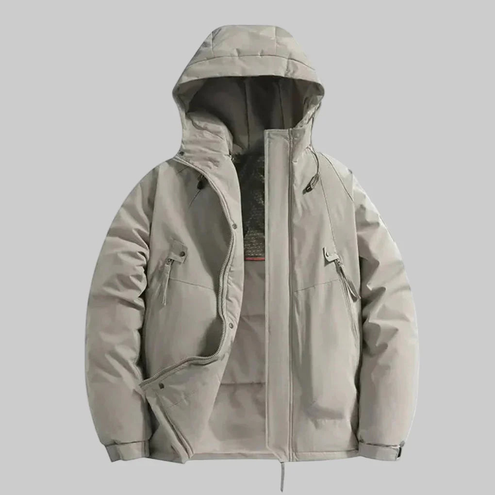 Warm Waterproof Hooded Coat - Olytrend