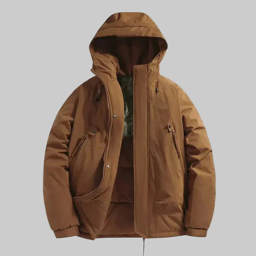 Waterproof Thermal Hooded Coat