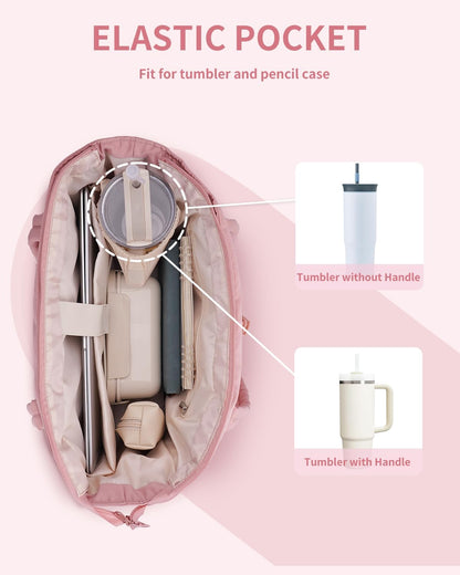 Insulated Puffer Bag with Pocket & Laptop Compartment