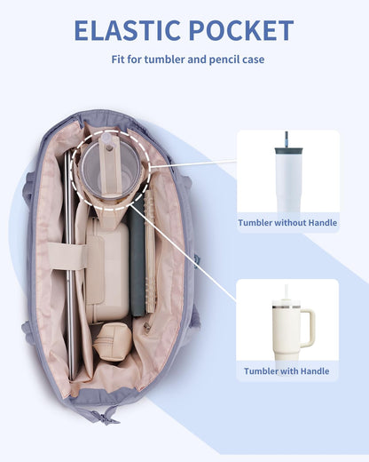 Insulated Puffer Bag with Pocket & Laptop Compartment