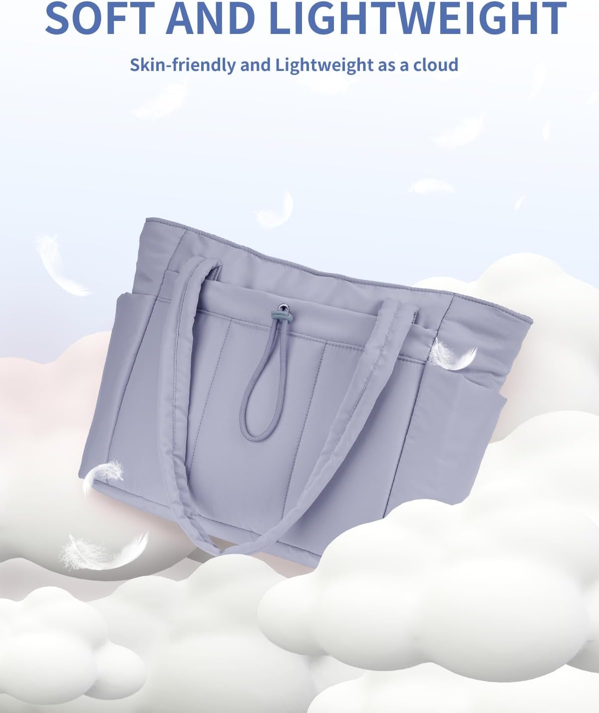 Insulated Puffer Bag with Pocket & Laptop Compartment
