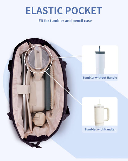 Insulated Puffer Bag with Pocket & Laptop Compartment