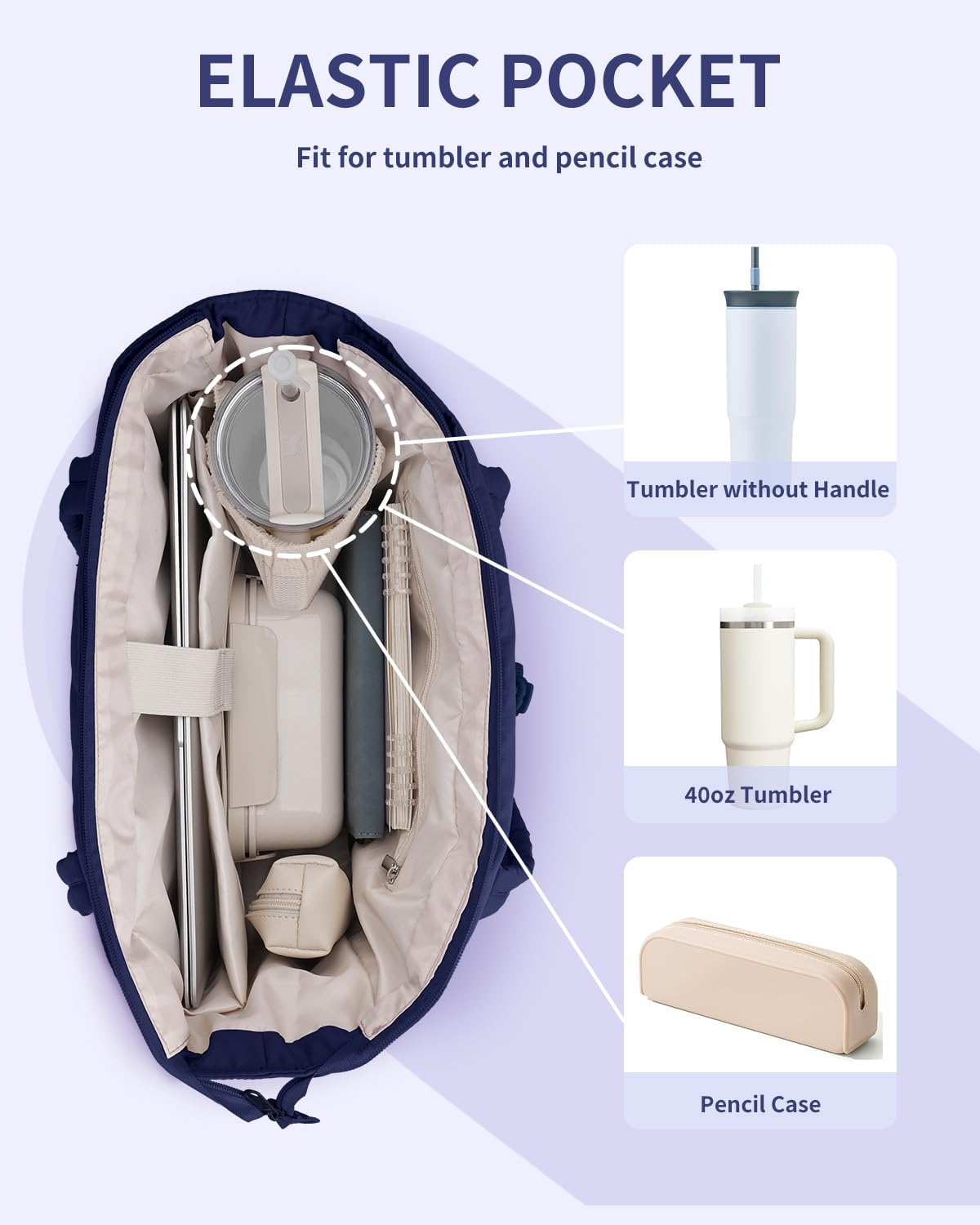 Insulated Puffer Bag with Pocket & Laptop Compartment
