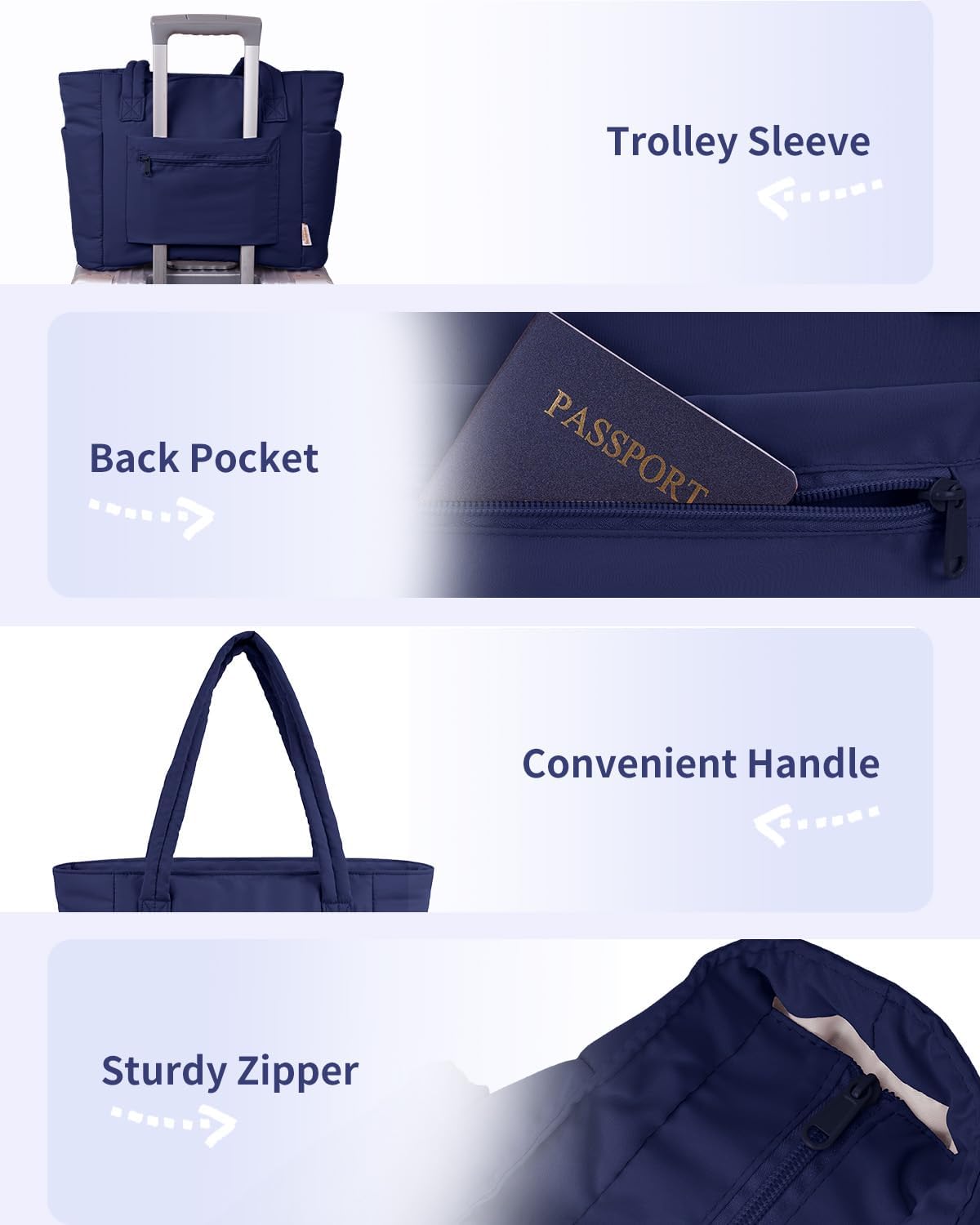 Insulated Puffer Bag with Pocket & Laptop Compartment