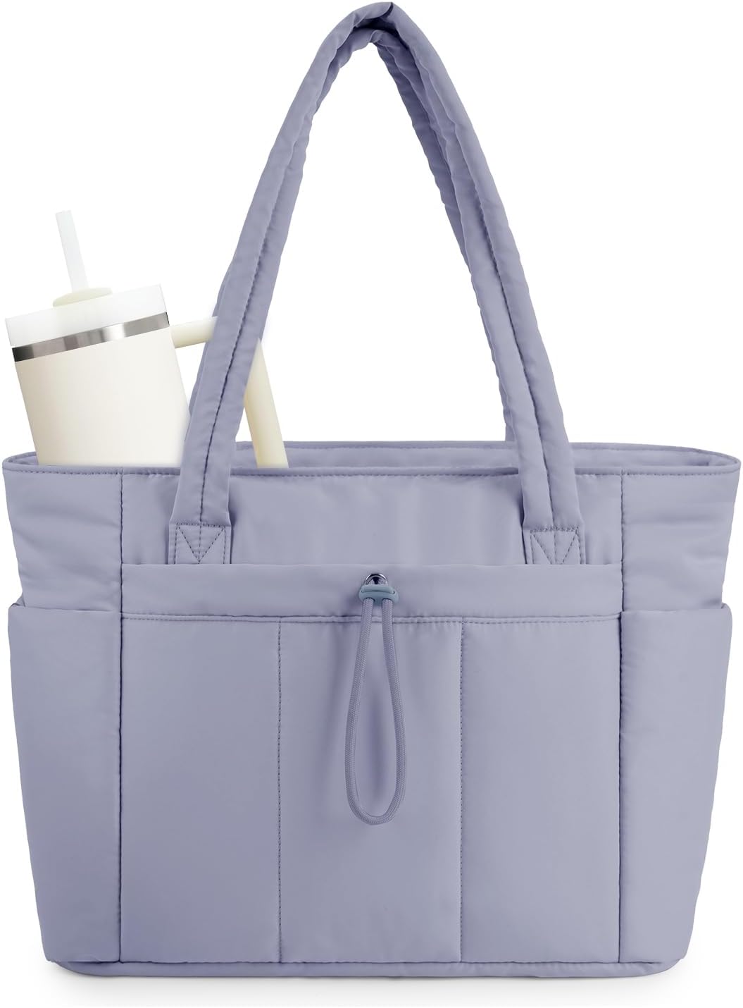 Insulated Puffer Bag with Pocket & Laptop Compartment