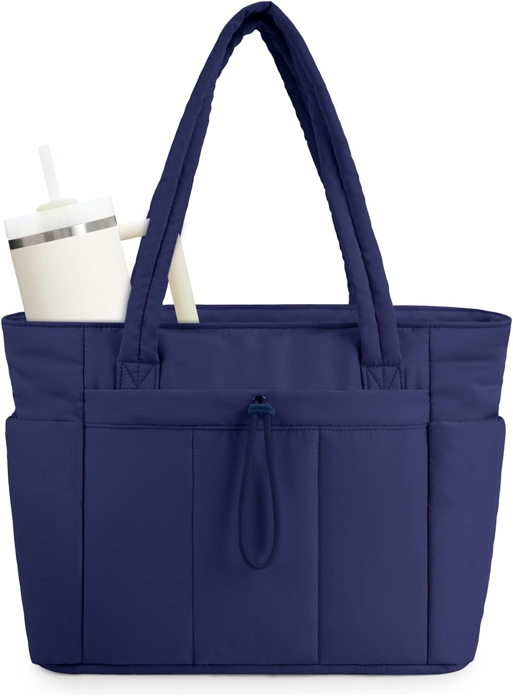 Insulated Puffer Bag with Pocket & Laptop Compartment