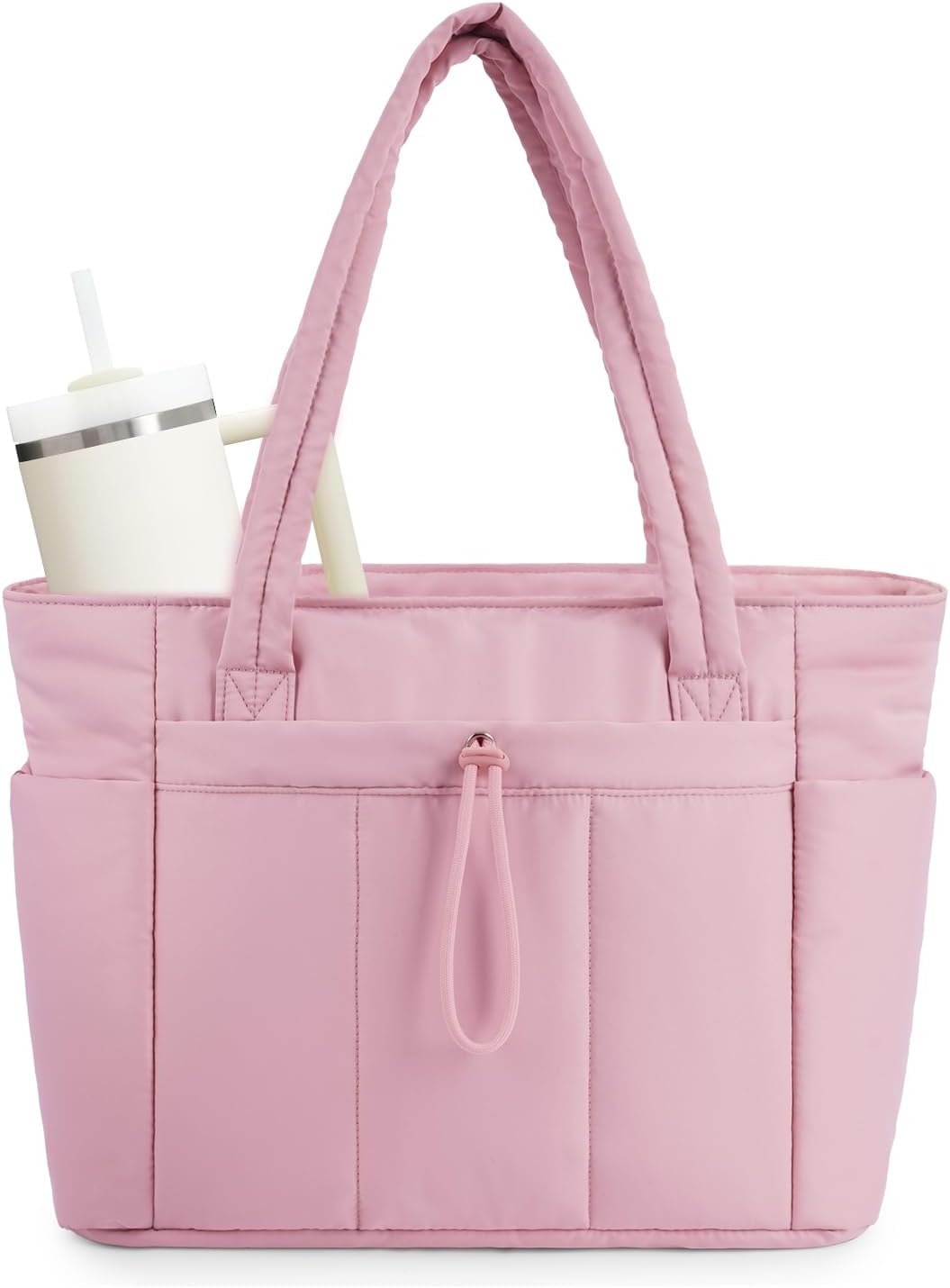Insulated Puffer Bag with Pocket & Laptop Compartment