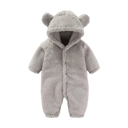 Warm Baby and Toddler Onesie – CuddleCub-Grey-0-3 months (59cm)-The Livary