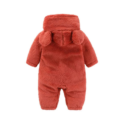 Warm Baby and Toddler Onesie – CuddleCub-Red-0-3 months (59cm)-The Livary