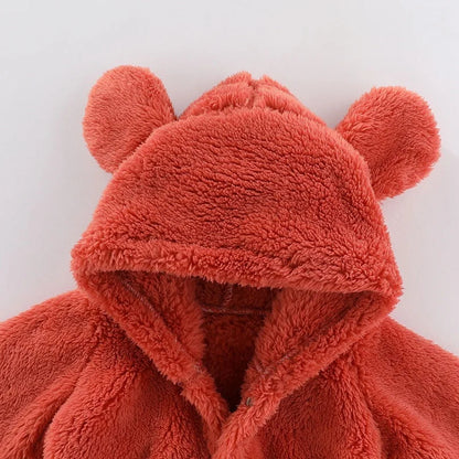 Warm Baby and Toddler Onesie – CuddleCub-Red-0-3 months (59cm)-The Livary
