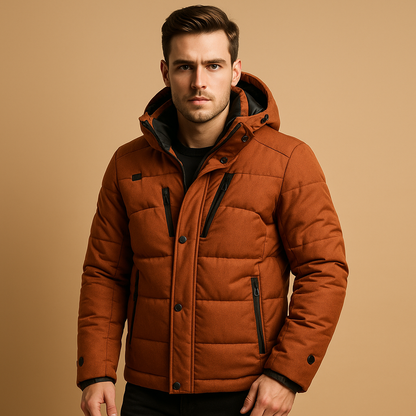 Insulated Mens Down Filled Jacket - Nocini