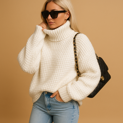 Cozy Cable Knit Women's Sweater - Nocini