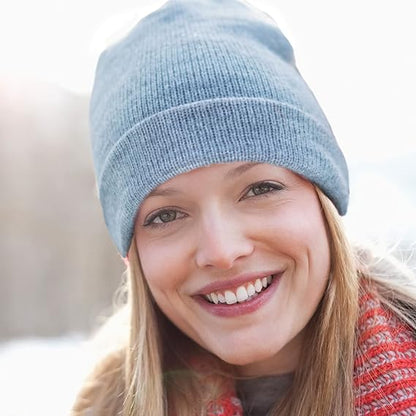 Warm Knitted Winter Hat - CozyCap-Beige-Nora Luxe