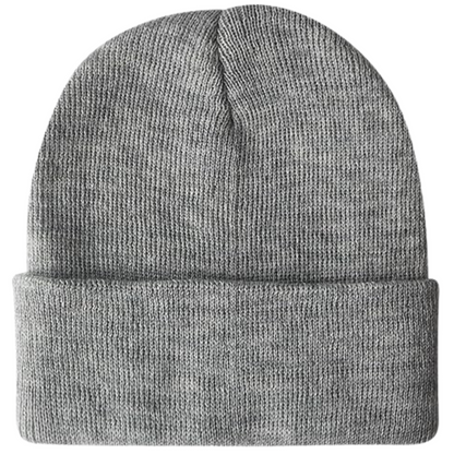 Warm Knitted Winter Hat - CozyCap-Gray-Nora Luxe