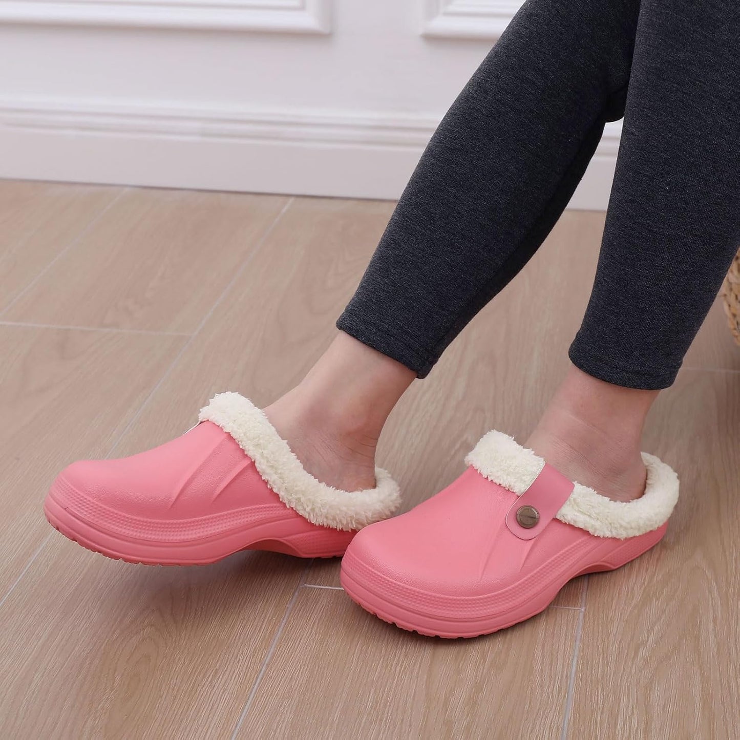 Warm Lined Slippers - CosyStep-Light Gray-4.5–5.5 Women / 2.5–3.5 Men-Nora Luxe